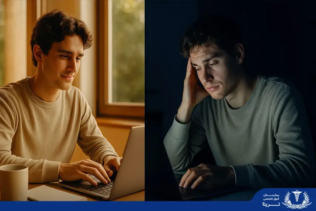 خطرات نور آبی برای چشم: واقعیت‌ها، تاثیرات و راهکارهای محافظتی