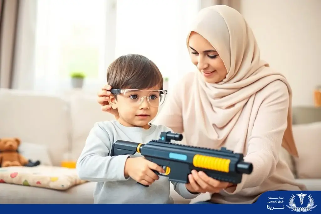 اسباب‌بازی‌های پرتابی و تأثیر آن‌ها بر بینایی کودک