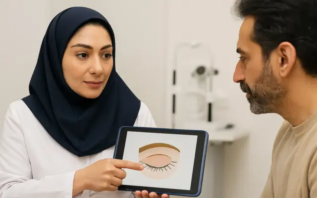 پتوز چشم چیست؟ علتها، علائم، روشهای درمان و عمل پتوز